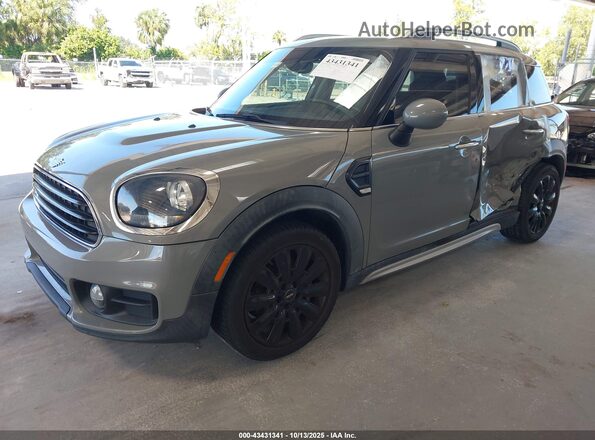 WMZYV5C5XK3F57530 2019 MINI COUNTRYMAN Gray Vista tres cuartos delantera izquierda