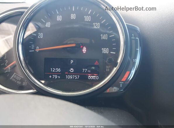 WMZYV5C5XK3F57530 2019 MINI COUNTRYMAN Gray Vista de los asientos traseros