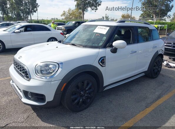 WMZYW7C02L3L99325 2020 MINI COUNTRYMAN White წინა მარცხენა ხედი სამი მეოთხედიდან