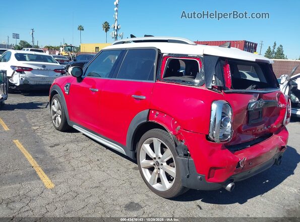WMZYW7C09L3L45634 2020 MINI COUNTRYMAN Красный Задняя левая четверть