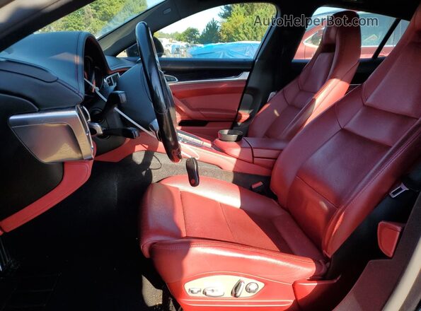 WP0AA2A72GL007761 2016 PORSCHE PANAMERA Black წინა სალონის ხედი