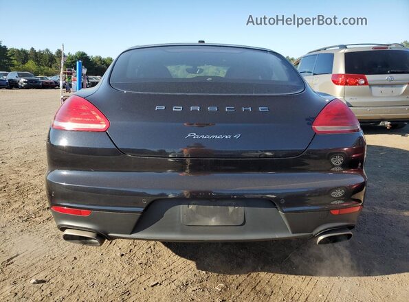 WP0AA2A72GL007761 2016 PORSCHE PANAMERA Black უკანა ხედი