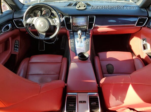 WP0AA2A72GL007761 2016 PORSCHE PANAMERA Black წინა პანელის ხედი