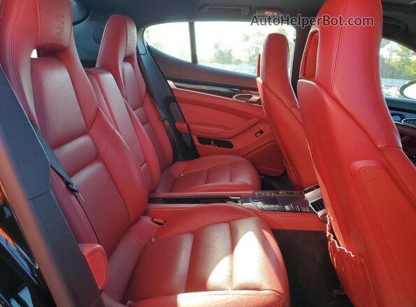 WP0AA2A72GL007761 2016 PORSCHE PANAMERA Black უკანა სავარძლების ხედი