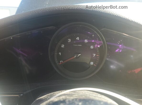 WP0AA2A76JL107482 2018 PORSCHE PANAMERA Brown Instrument cluster view