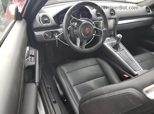 WP0AA2A84JK261025 2018 PORSCHE CAYMAN Красный Вид панели приборов