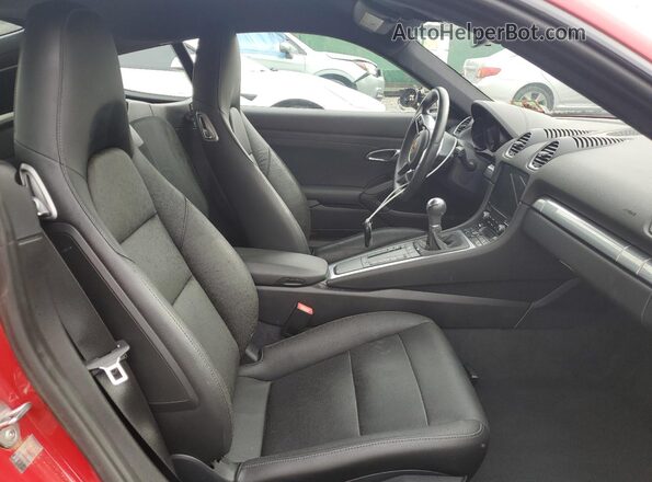 WP0AA2A84JK261025 2018 PORSCHE CAYMAN Красный Вид задних сидений