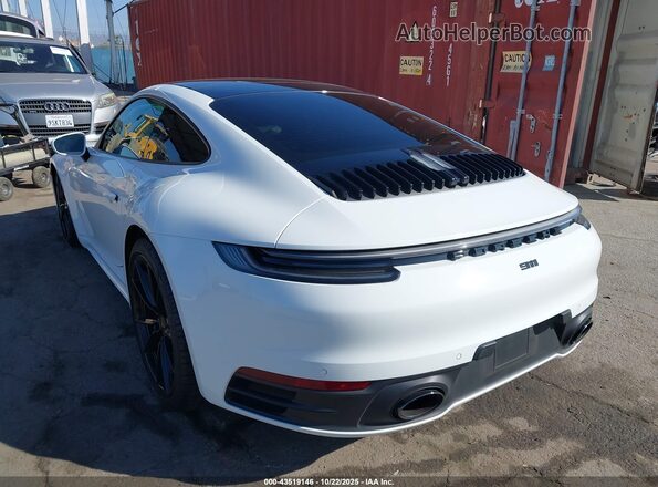 WP0AA2A90MS205788 2021 PORSCHE 911 White Задня ліва чверть