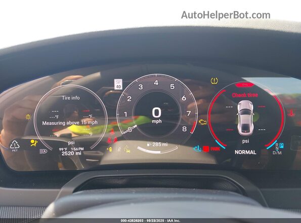 WP0AA2A96SS207364 2025 PORSCHE 911 Gray Widok tylnych siedzeń