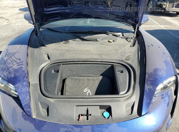 WP0AA2Y10NSA10682 2022 PORSCHE TAYCAN Синий Вид задней части салона