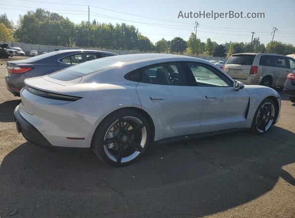 WP0AA2Y10NSA15509 2022 PORSCHE TAYCAN Silver Задня права чверть