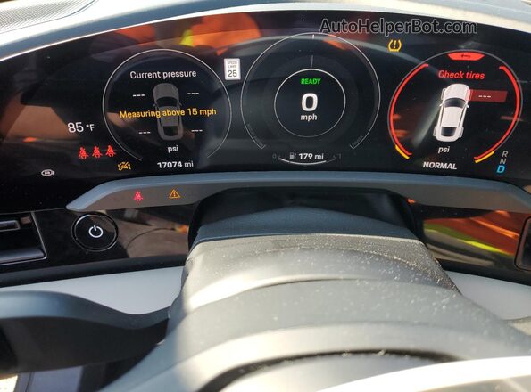 WP0AA2Y10NSA15509 2022 PORSCHE TAYCAN Silver Вид щитка приладів