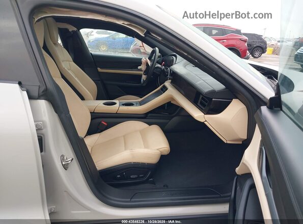 WP0AA2Y19NSA13760 2022 PORSCHE TAYCAN Gray Widok wnętrza z przodu