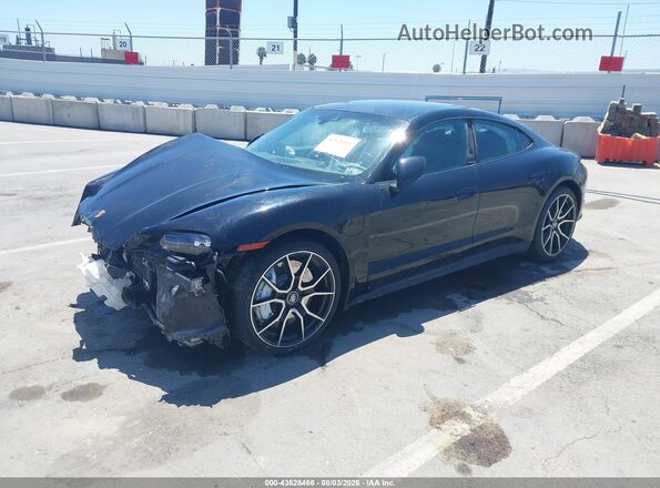 WP0AA2Y19NSA15797 2022 PORSCHE TAYCAN Black Vista tres cuartos delantera izquierda
