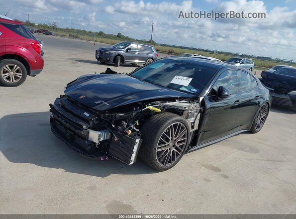 WP0AA2YA2SL004952 2025 PORSCHE PANAMERA Black Առջևի ձախ երեք քառորդ տեսարան
