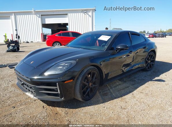 WP0AA2YA3SL008718 2025 PORSCHE PANAMERA Black Передня ліва чверть