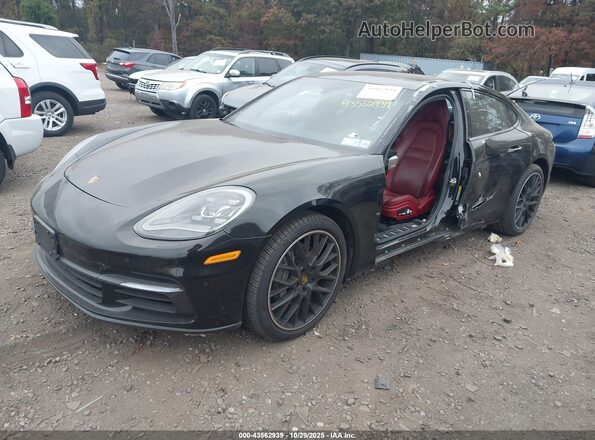 WP0AB2A72KL128294 2019 PORSCHE PANAMERA Black წინა მარცხენა ხედი სამი მეოთხედიდან
