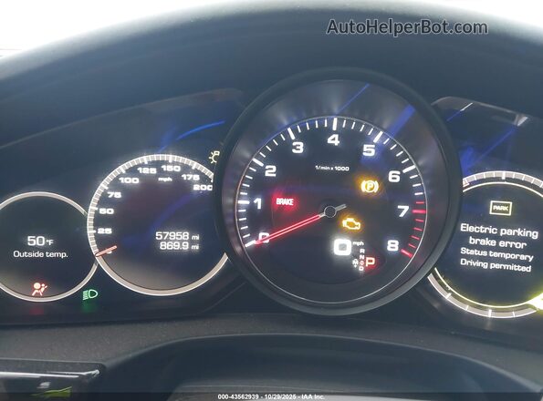 WP0AB2A72KL128294 2019 PORSCHE PANAMERA Black უკანა სავარძლების ხედი