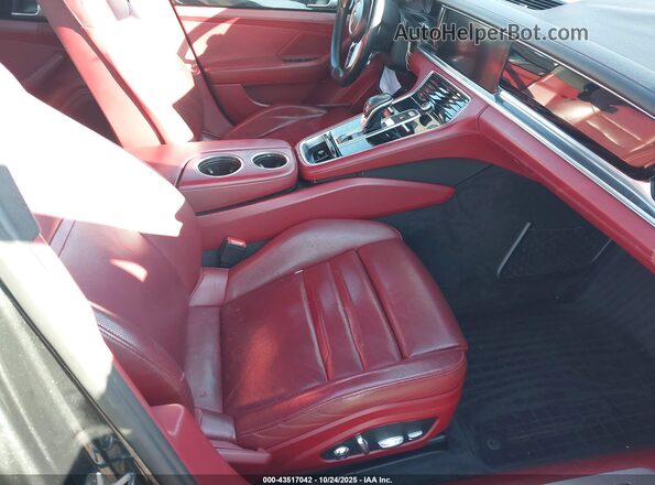 WP0AB2A79HL122016 2017 PORSCHE PANAMERA Black Widok wnętrza z przodu