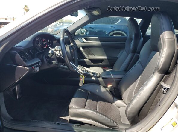 WP0AB2A95LS228351 2020 PORSCHE 911 Silver წინა სალონის ხედი