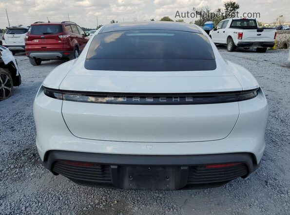 WP0AB2Y12NSA45916 2022 PORSCHE TAYCAN White უკანა ხედი