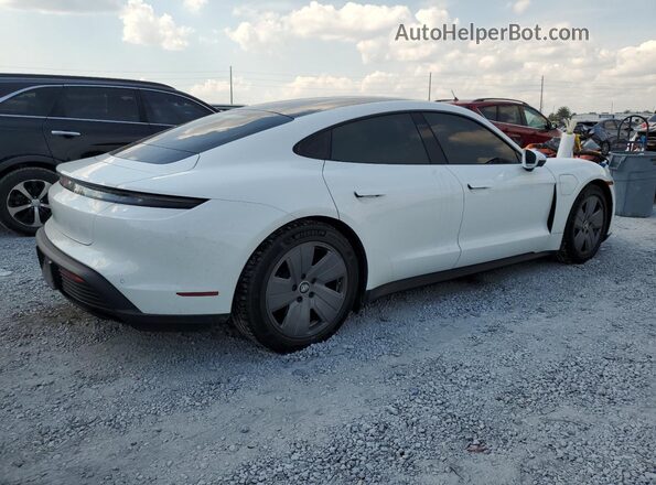 WP0AB2Y12NSA45916 2022 PORSCHE TAYCAN White უკანა მარჯვენა