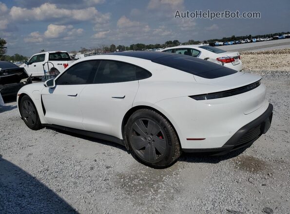 WP0AB2Y12NSA45916 2022 PORSCHE TAYCAN White უკანა მარცხენა