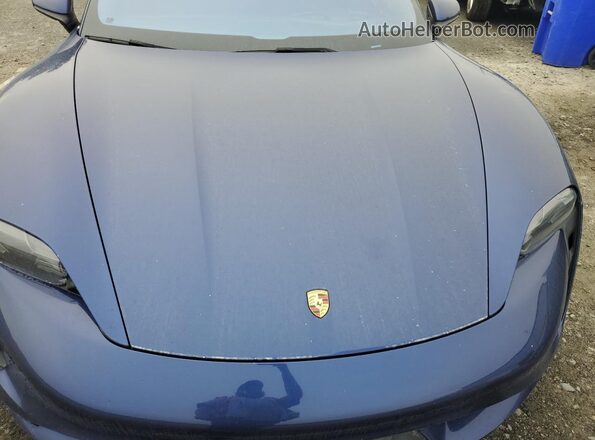 WP0AC2Y10LSA71456 2020 PORSCHE TAYCAN Blue Rear interior view