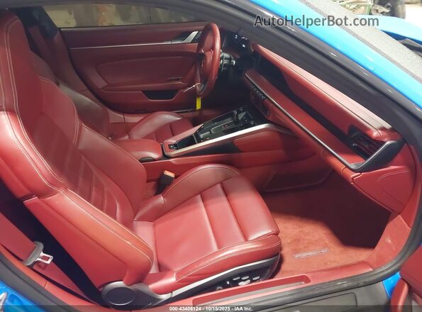 WP0AD2A92MS258774 2021 PORSCHE 911 Blue წინა სალონის ხედი