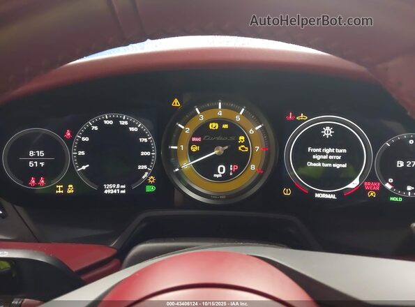 WP0AD2A92MS258774 2021 PORSCHE 911 Blue უკანა სავარძლების ხედი