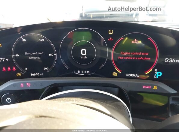 WP0AD2Y18RSA47296 2024 PORSCHE TAYCAN Gray Widok tylnych siedzeń