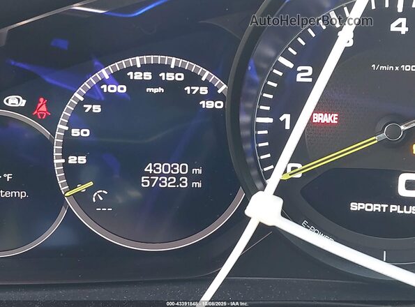 WP0AE2A71KL123546 2019 PORSCHE PANAMERA Silver 