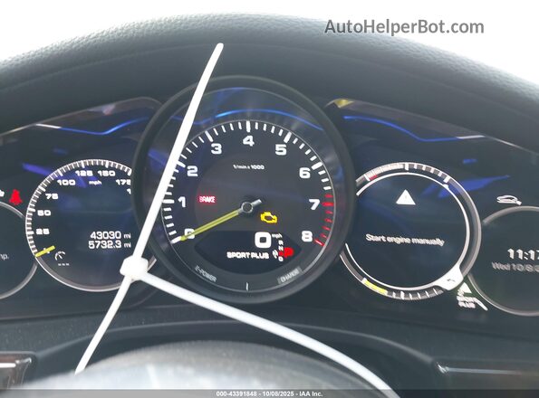WP0AE2A71KL123546 2019 PORSCHE PANAMERA Silver უკანა სავარძლების ხედი