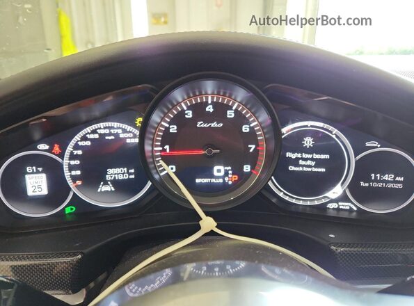 WP0AF2A74JL140773 2018 PORSCHE PANAMERA Black Սարքավորումների վահանակի տեսք