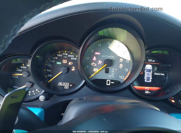 WP0AF2A96KS164064 2019 PORSCHE 911 Blue Widok tylnych siedzeń
