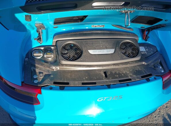 WP0AF2A96KS164064 2019 PORSCHE 911 Blue Widok z tyłu