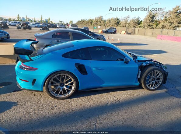 WP0AF2A96KS164064 2019 PORSCHE 911 Blue Widok wnętrza 360 stopni