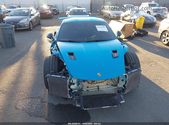 WP0AF2A96KS164064 2019 PORSCHE 911 Blue Widok wnętrza z tyłu