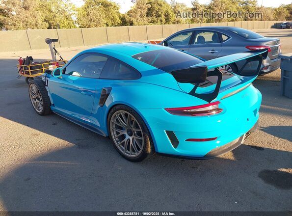 WP0AF2A96KS164064 2019 PORSCHE 911 Blue Tył lewy