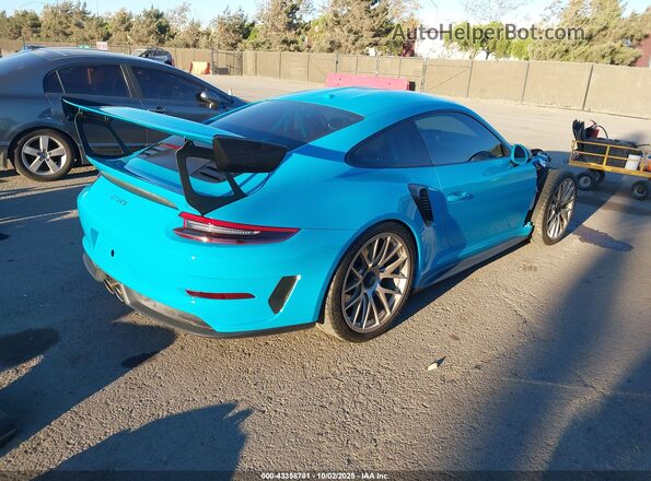 WP0AF2A96KS164064 2019 PORSCHE 911 Blue Tył prawy
