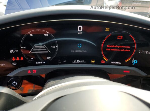 WP0BA2Y16RSA60450 2024 PORSCHE TAYCAN Синий Вид щитка приборов