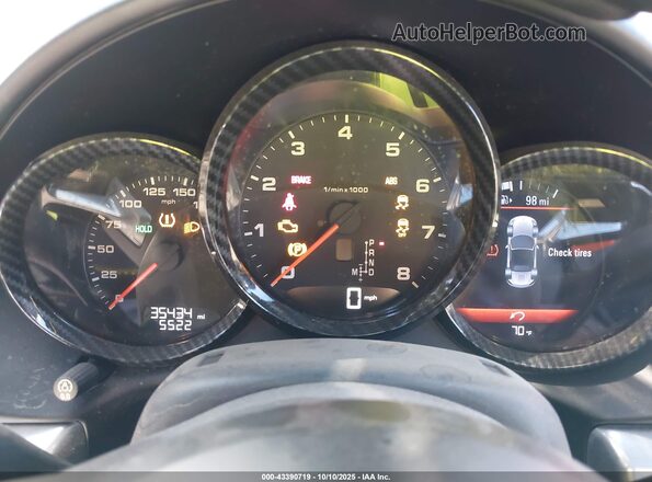 WP0CA2A88JS210426 2018 PORSCHE BOXSTER Черный Вид задних сидений