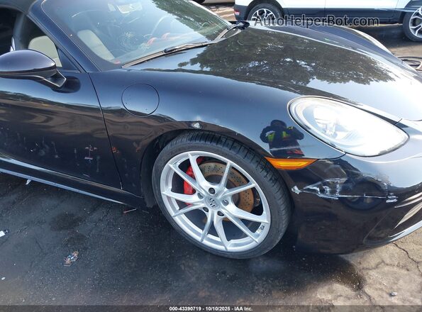 WP0CA2A88JS210426 2018 PORSCHE BOXSTER Черный Вид спереди