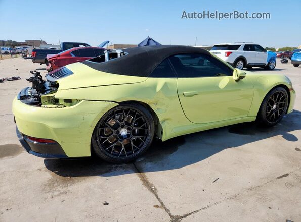 WP0CA2A95SS235469 2025 PORSCHE 911 Желтый Задняя правая четверть