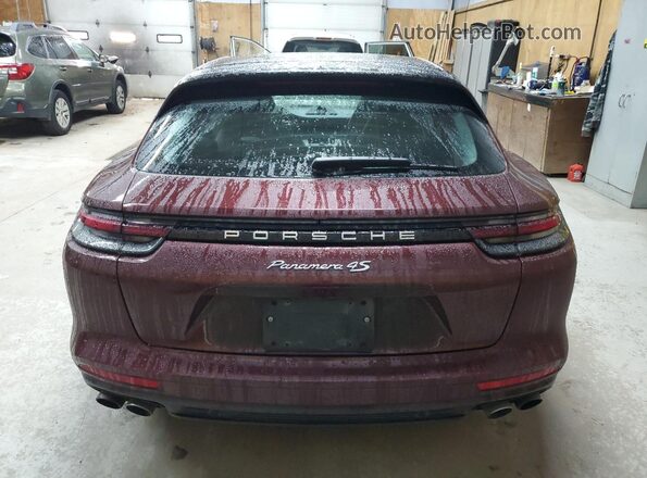 WP0CB2A71JL191331 2018 PORSCHE PANAMERA Burgundy Rear view