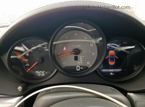 WP0CB2A83MS225174 2021 PORSCHE BOXSTER Blue Սարքավորումների վահանակի տեսք
