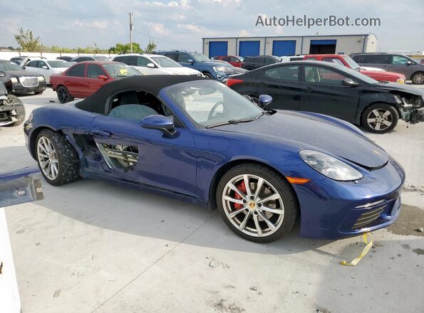 WP0CB2A83MS225174 2021 PORSCHE BOXSTER Blue Առջևի աջ
