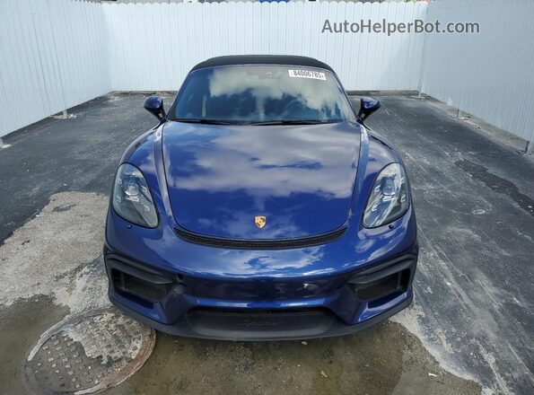 WP0CC2A8XMS240221 2021 PORSCHE BOXSTER Blue Front view