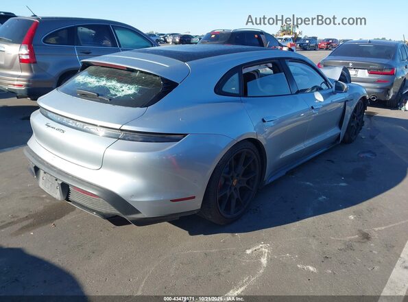 WP0CD2Y11PSA90187 2023 PORSCHE TAYCAN Silver Հետևի աջ