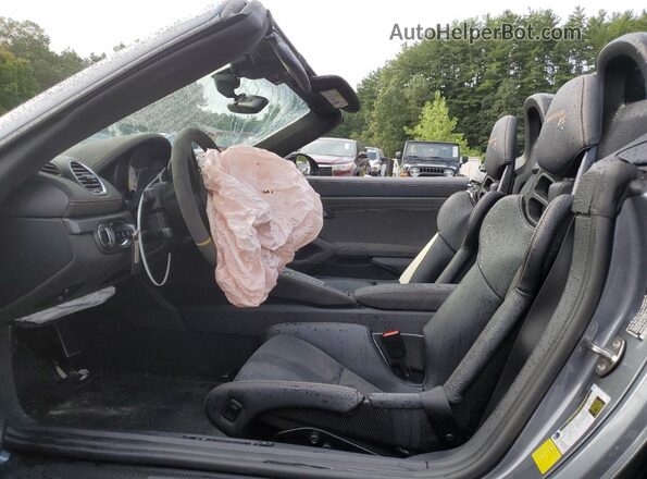 WP0CE2A8XRK240785 2024 PORSCHE BOXSTER Blue Widok wnętrza z przodu